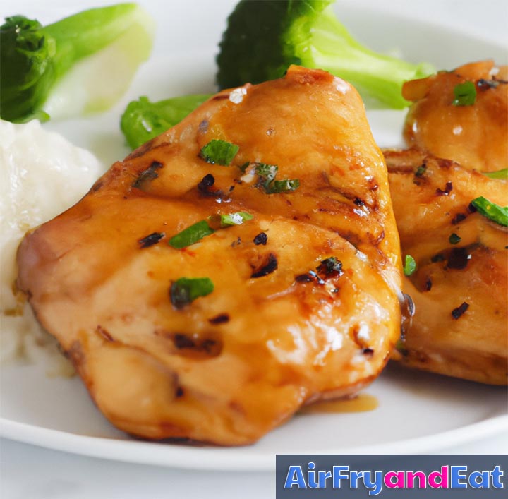 Air Fryer Chicken Teriyaki Thighs Easy Recipe Airfryandeat