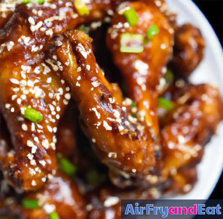 Air Fryer Teriyaki Chicken Wings Easy Recipe Airfryandeat