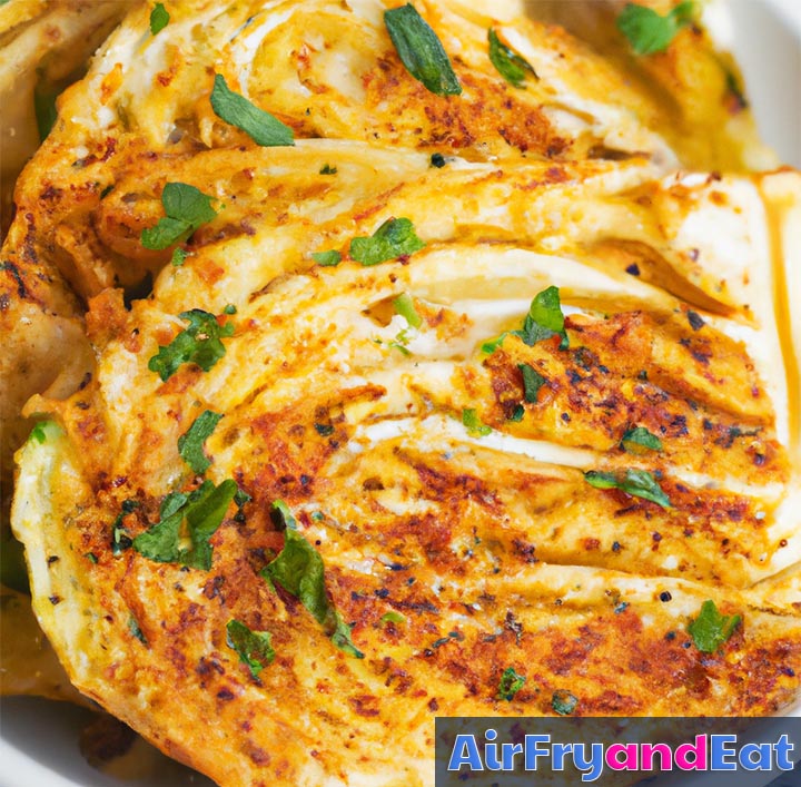 Air Fryer Cabbage Steaks Easy Recipe Airfryandeat