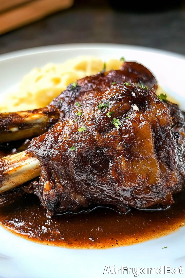 Air Fryer Lamb Shanks  Recipe