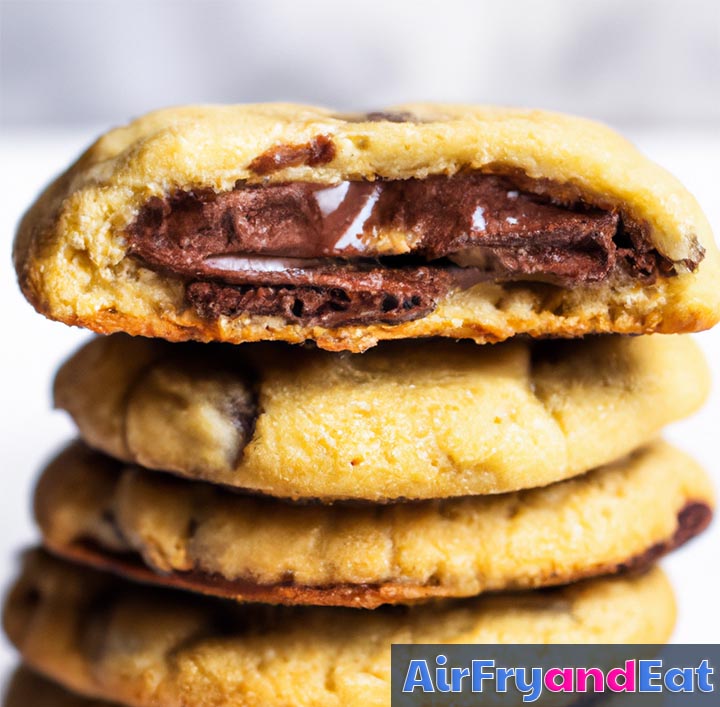 Air Fryer Nutella Stuffed Cookies