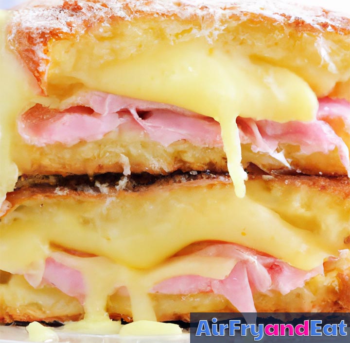 Air Fryer Philly Cheesesteak Monte Cristo