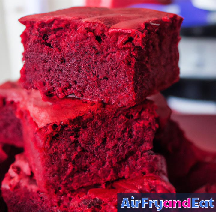 Air Fryer Red Velvet Cake