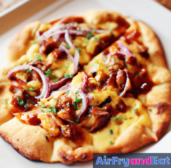 BBQ Chicken Naan Pizza