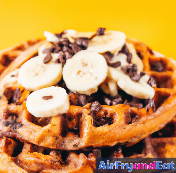Banana and Nutella Waffles