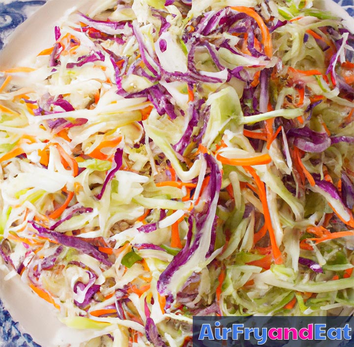 Coleslaw for scallops