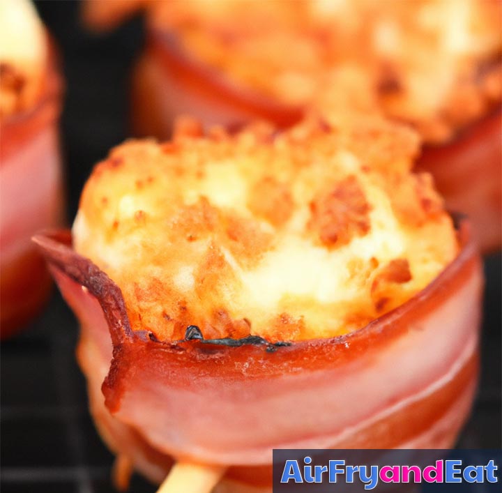 Cream Cheese Stuffed Bacon Wrapped Pineapple