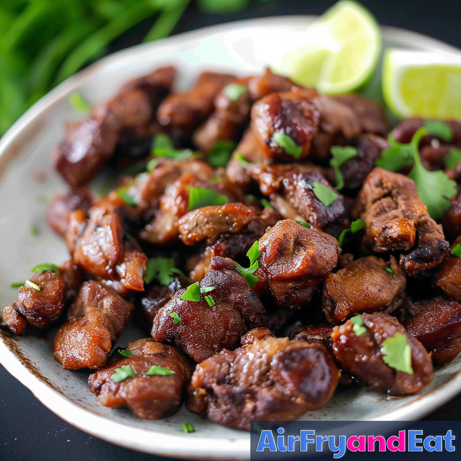 Air Fryer Chicken Hearts Very Easy & Tasty AirFryAndEat