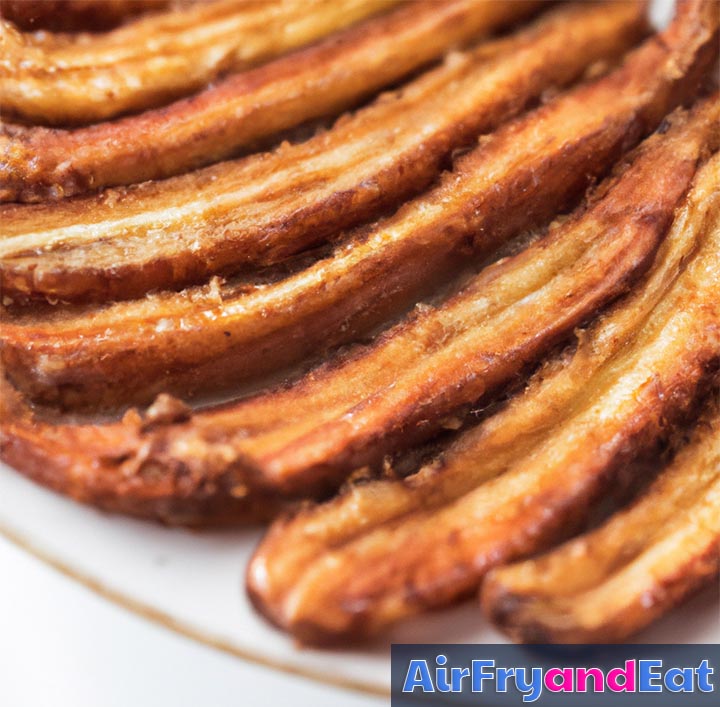 air fried banana dessert 