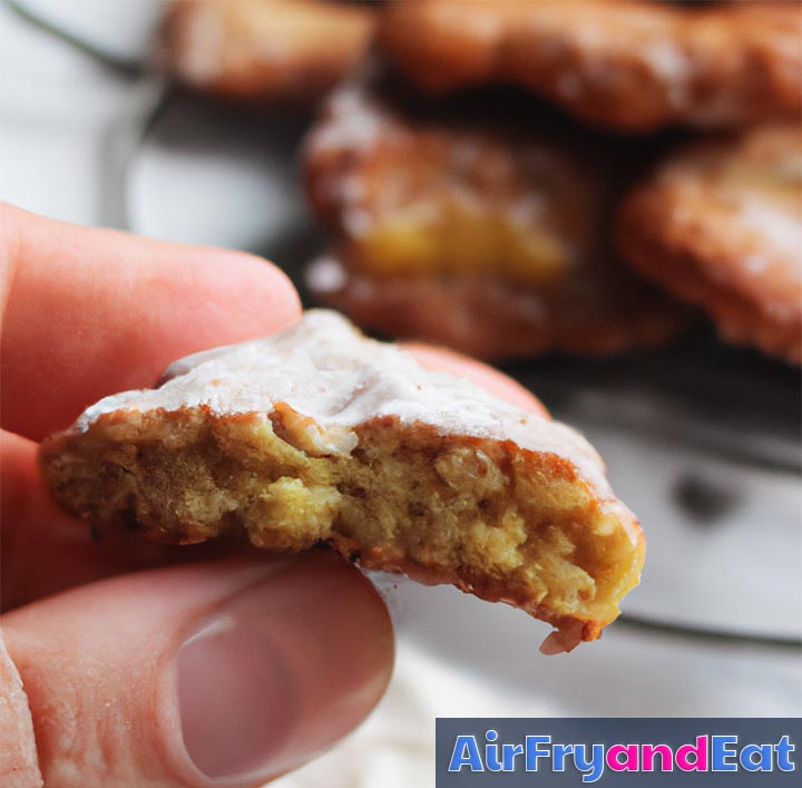 air fried banana fritters