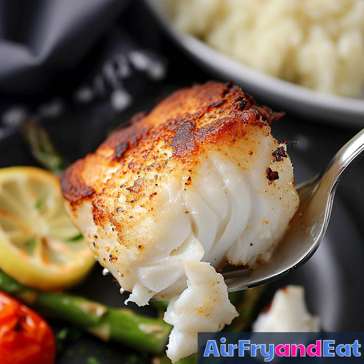 air fried halibut 