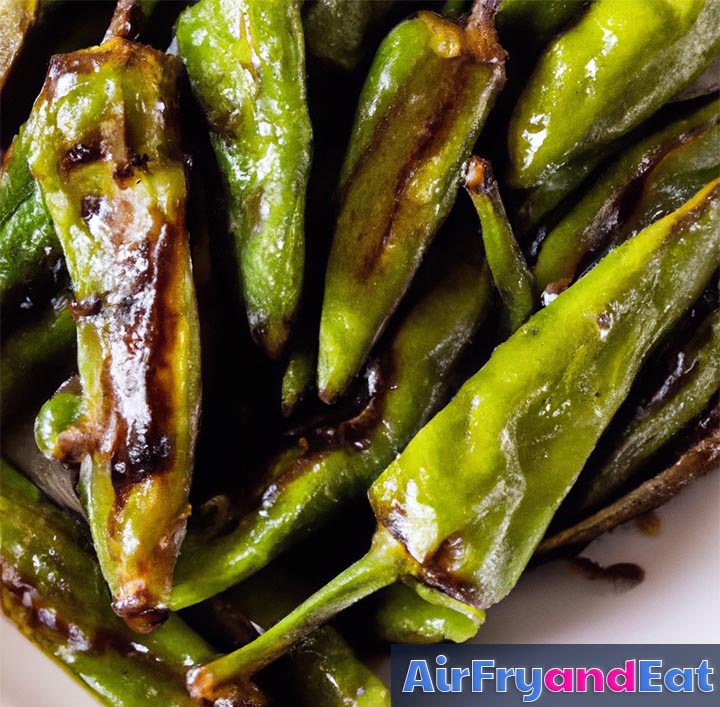 air fried shishito peppers 