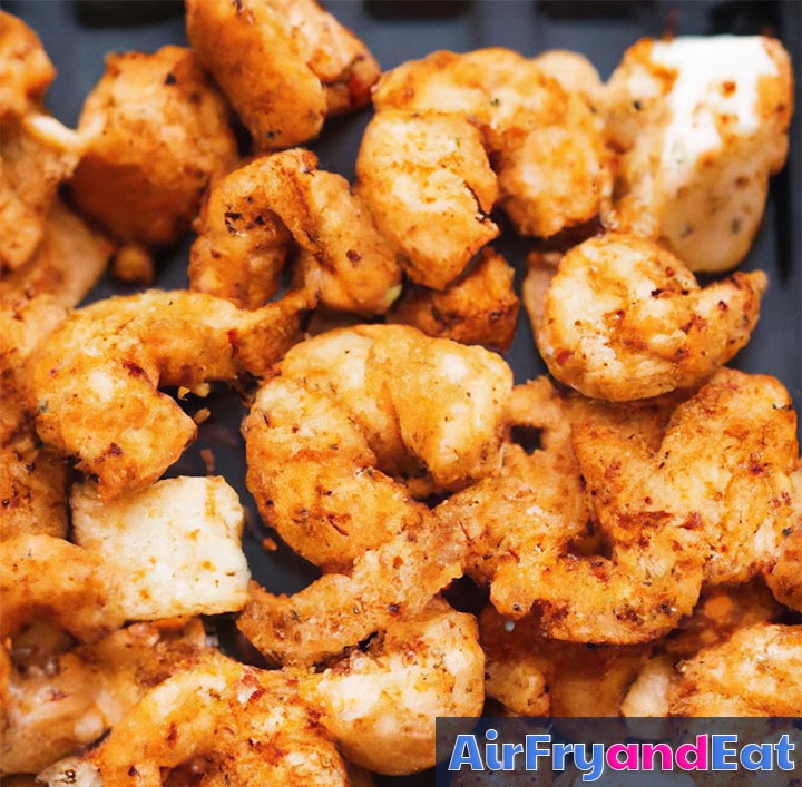 air fried shrimp and chicken