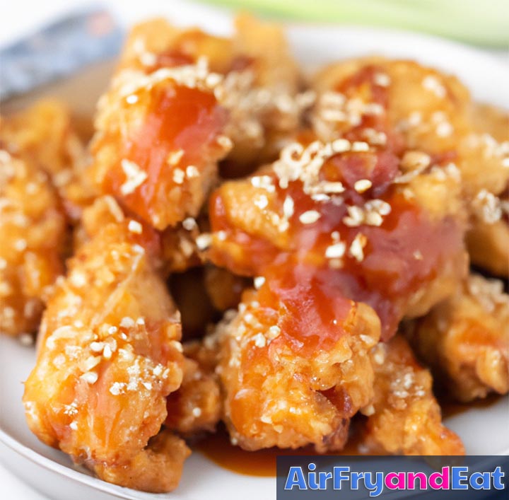 air fried sweet and sour chicken