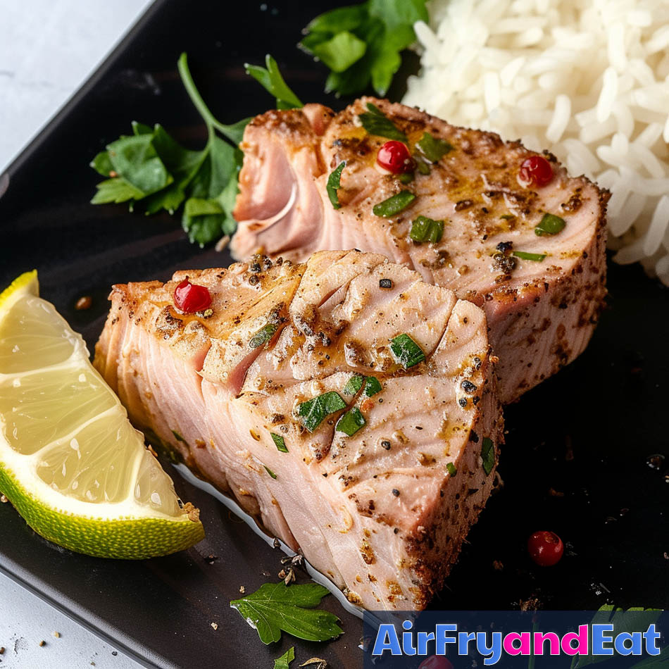 air fried tuna steak