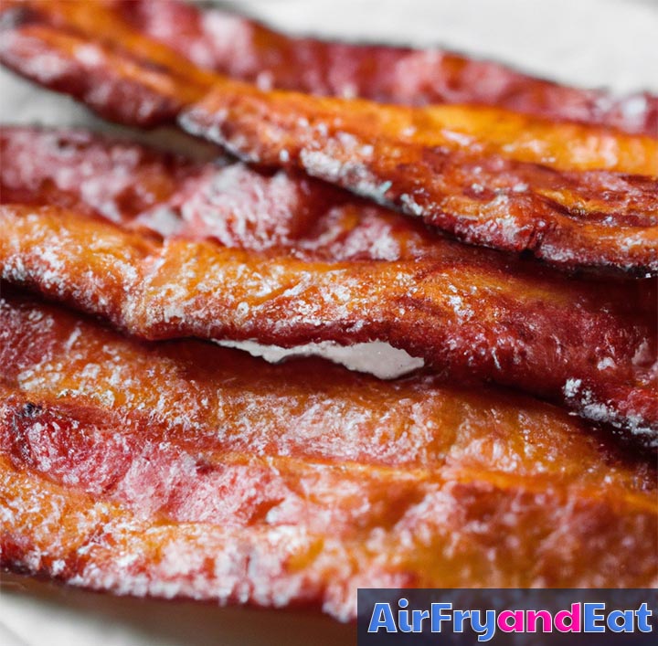 Air Fryer Frozen Bacon Amazingly Crispy AirFryAndEat