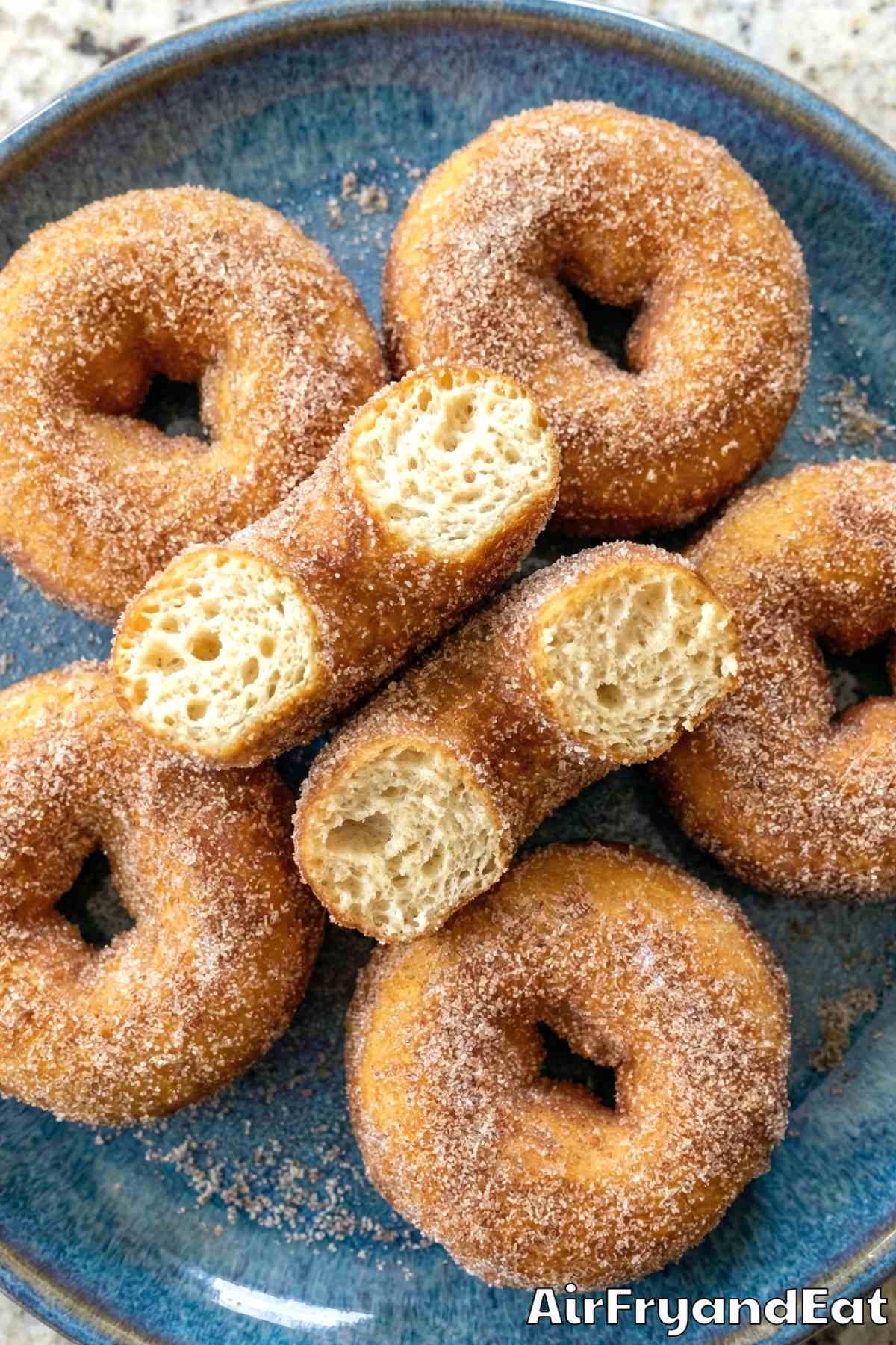 Fresh air fryer apple cider donuts