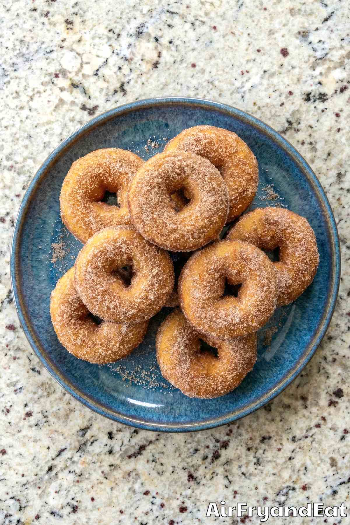 Tender air fryer apple cider donuts