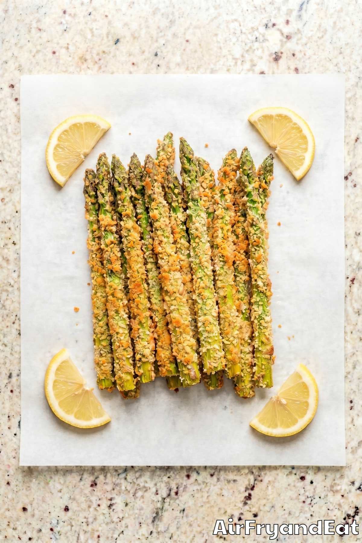 Crunchy air fryer asparagus fries