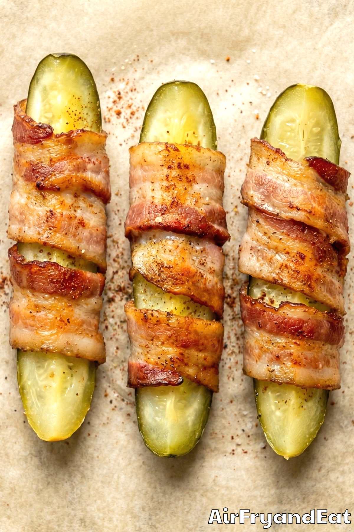 Irresistible bacon wrapped pickle spears platter
