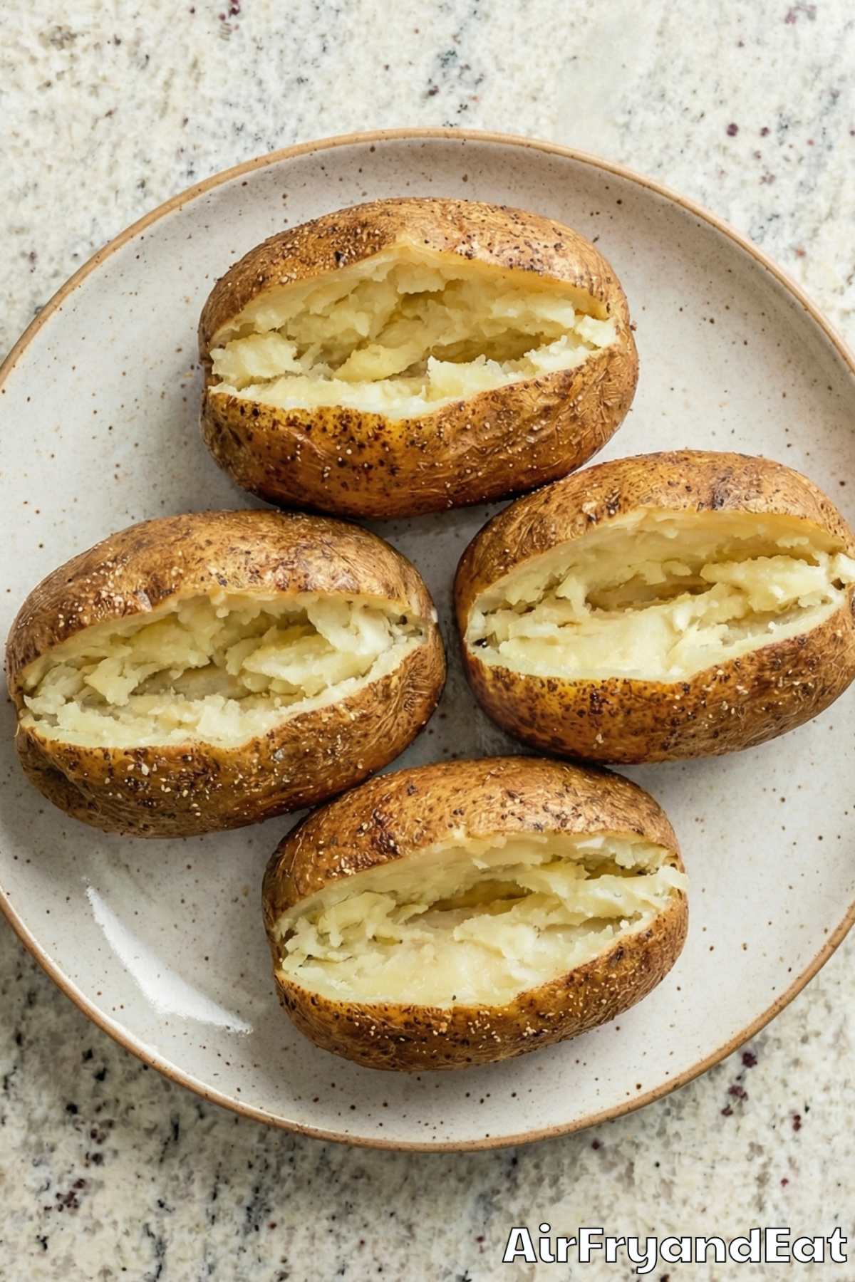 Air Fryer Baked Potatoes Step 4