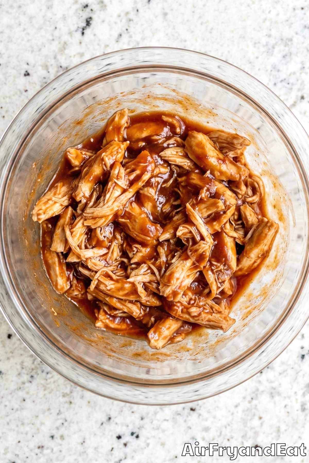 Air Fryer BBQ Chicken Stuffed Sweet Potatoes Step 3