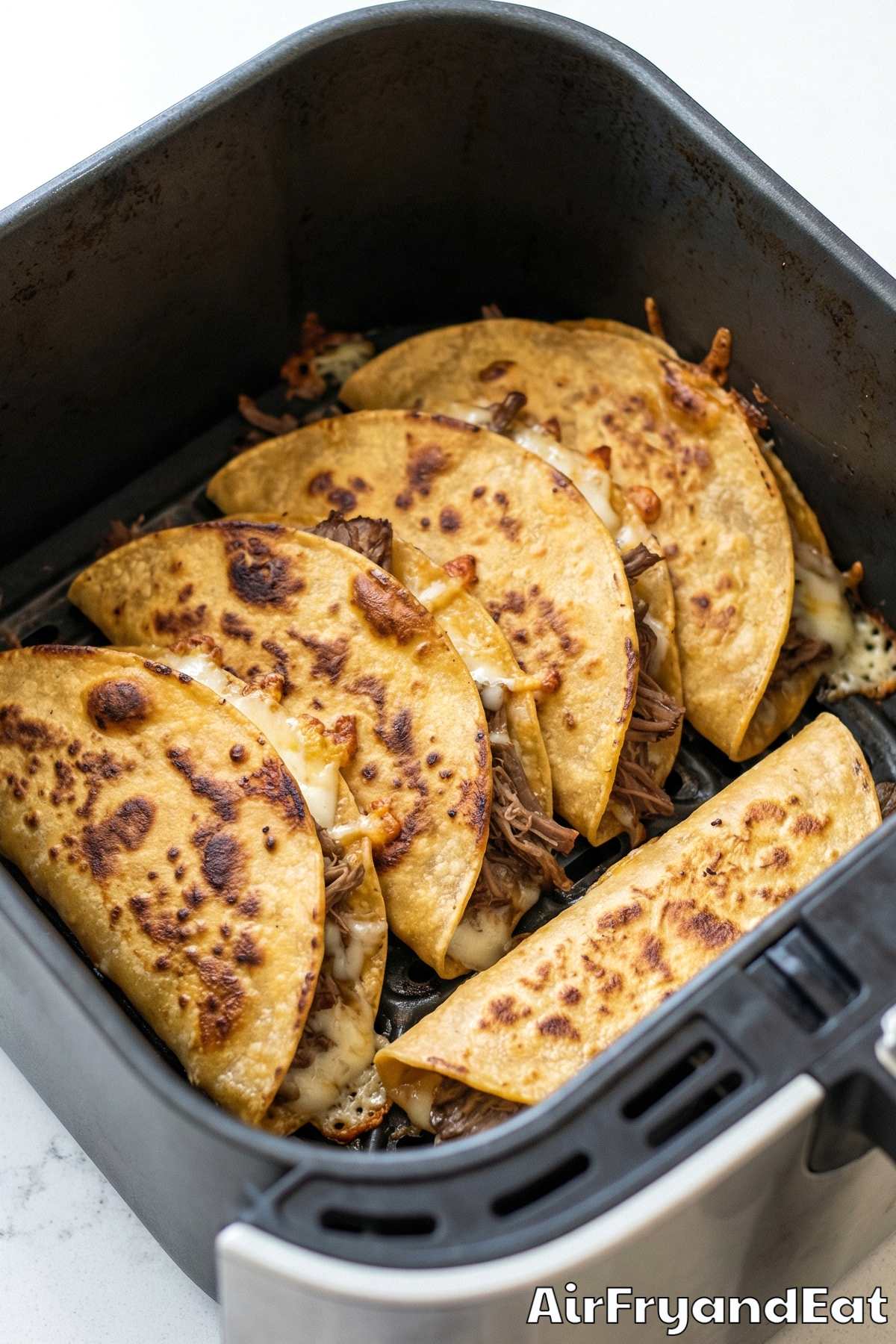 Air Fryer Birria Tacos Step 5