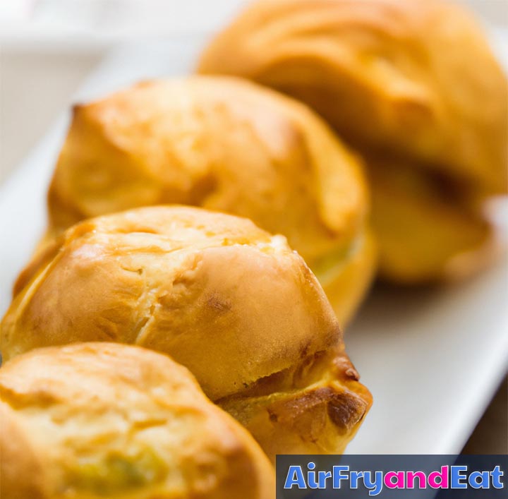 Air Fryer Biscuit Bombs Easy Recipe AirFryAndEat