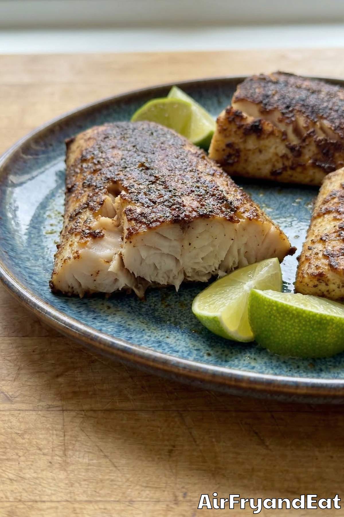 Easy air fryer blackened mahi mahi dinner