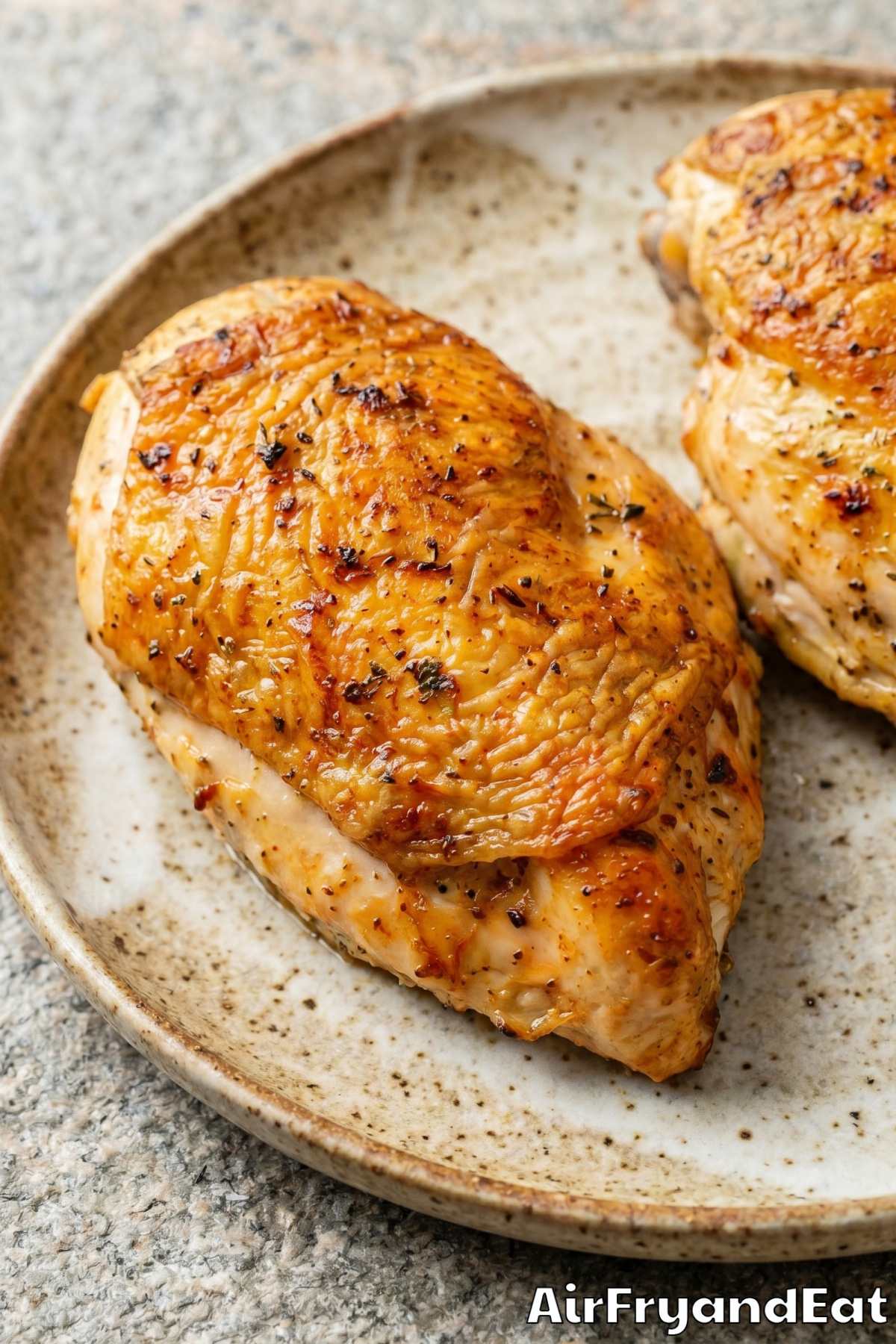 Easy air fryer bone in chicken breast