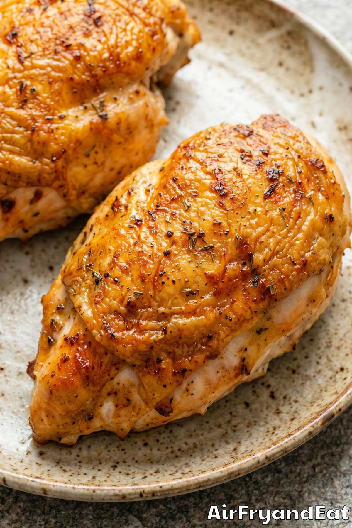Simple air fryer bone in chicken breast