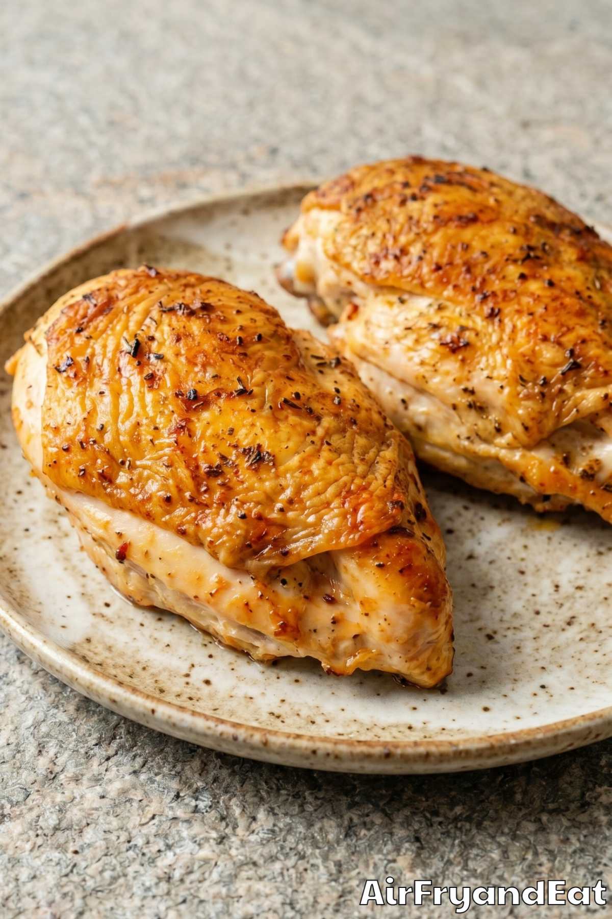 Tender air fryer bone in chicken breast