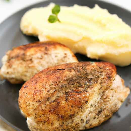 Air Fryer Bone In Chicken Breast (Easy Recipe) AirFryAndEat