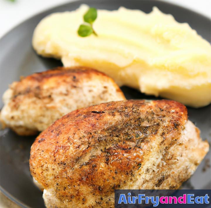 Air Fryer Bone In Chicken Breast (Easy Recipe) AirFryAndEat