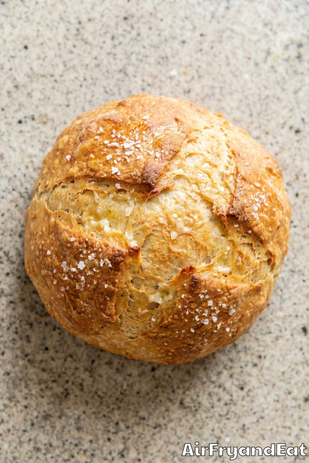 Light and airy air fryer bread loaf