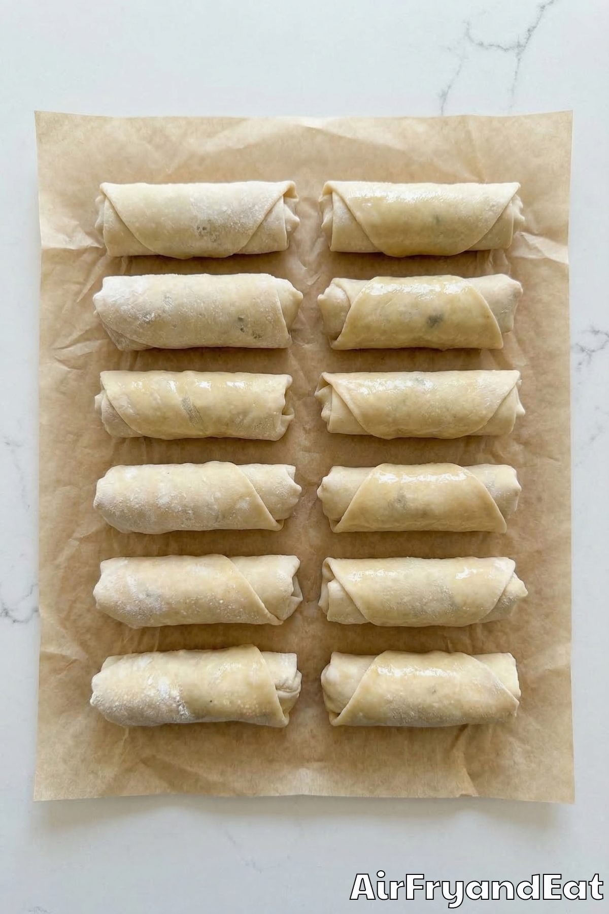 Air Fryer Breakfast Egg Rolls Step 4