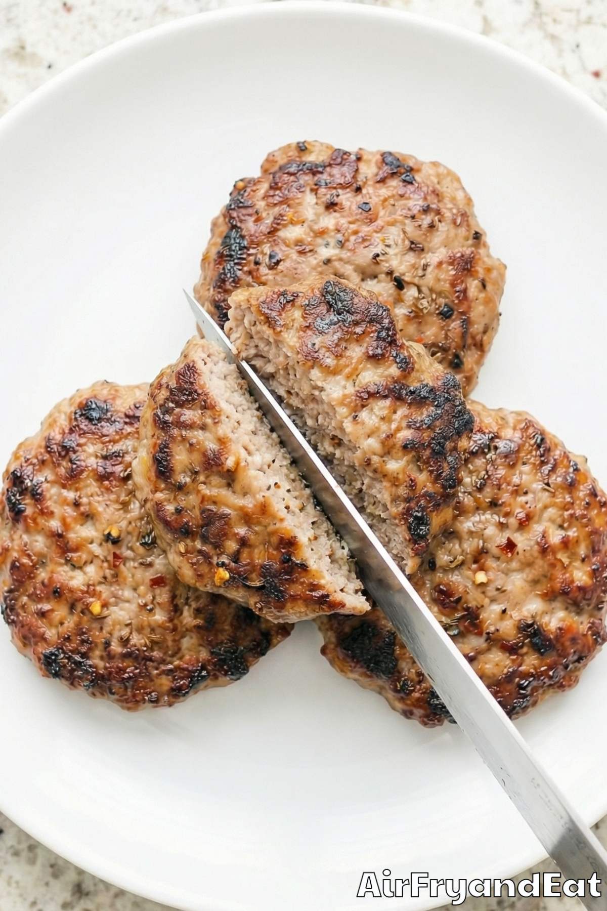 savory air fryer breakfast sausage patties
