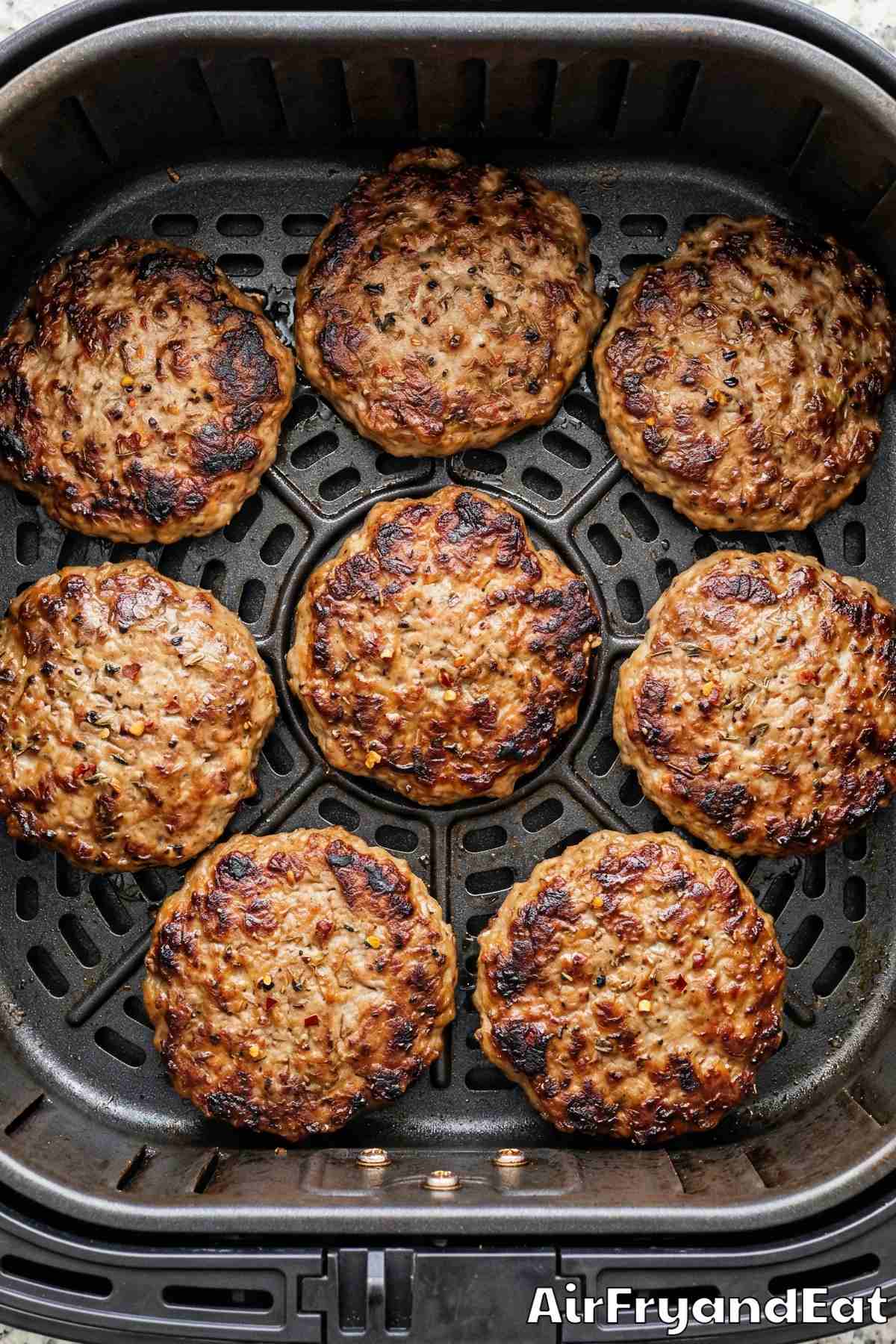 easy air fryer breakfast sausage patties