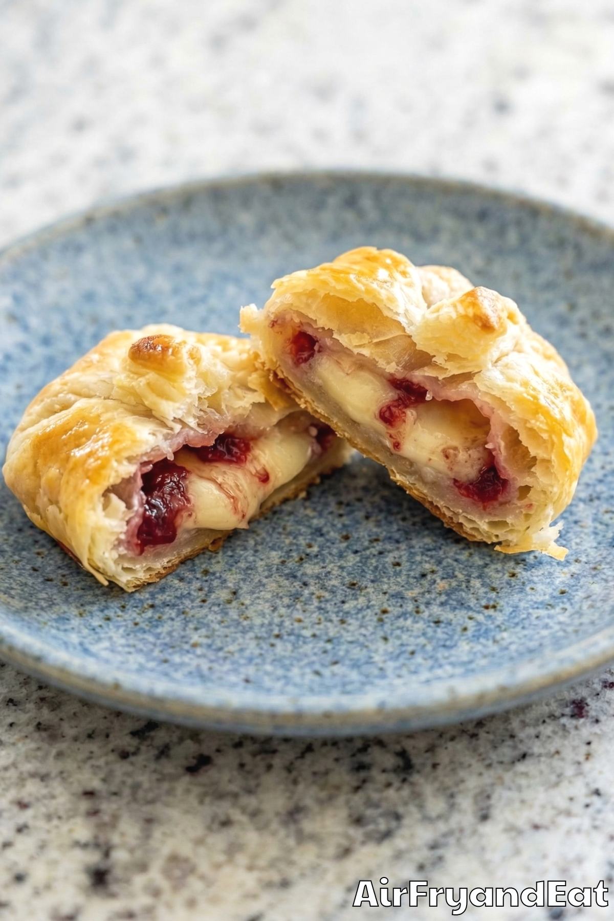 Irresistible brie & cranberry pastry bites