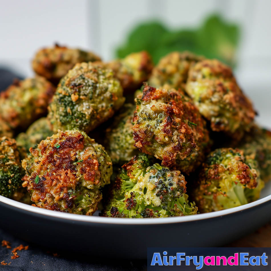 Air Fryer Broccoli Bites: So Tasty &amp; Easy | AirFryAndEat