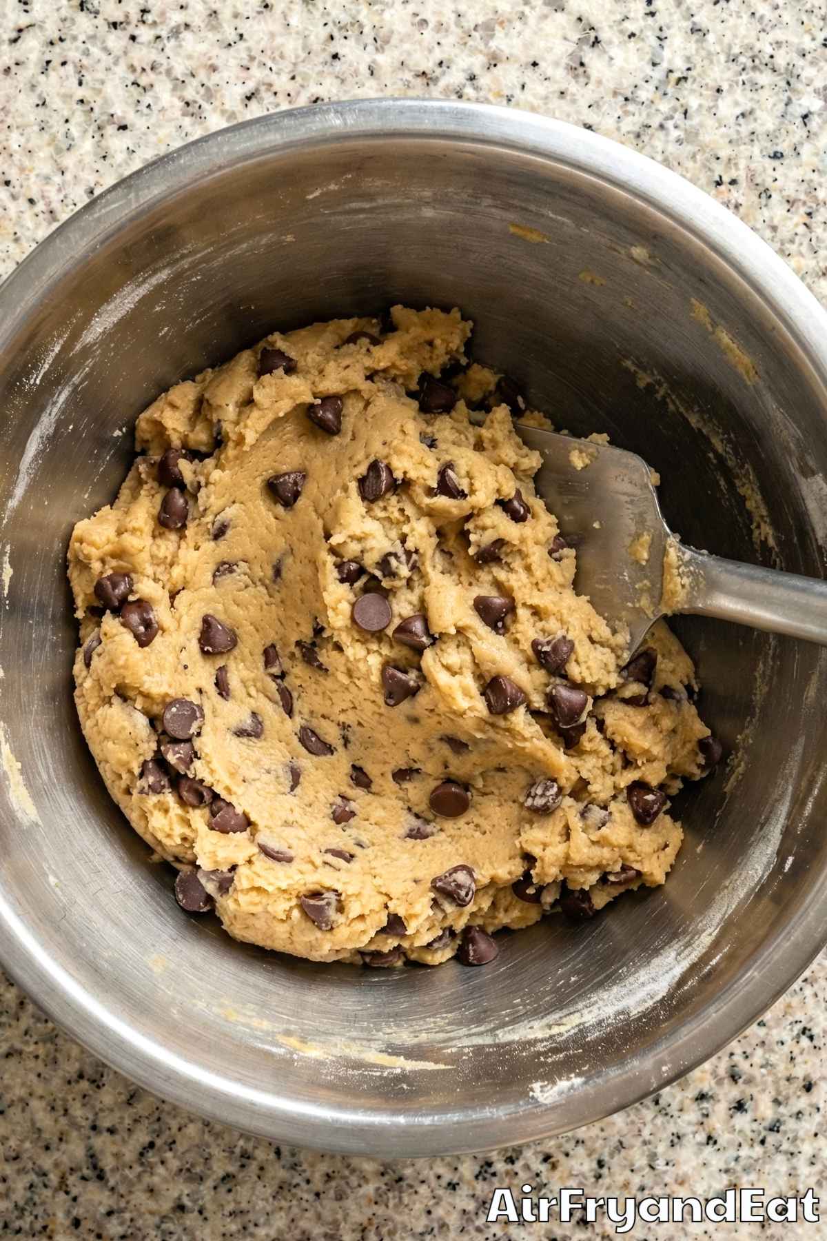 Air Fryer Brown Butter Chocolate Chip Cookies Step 3
