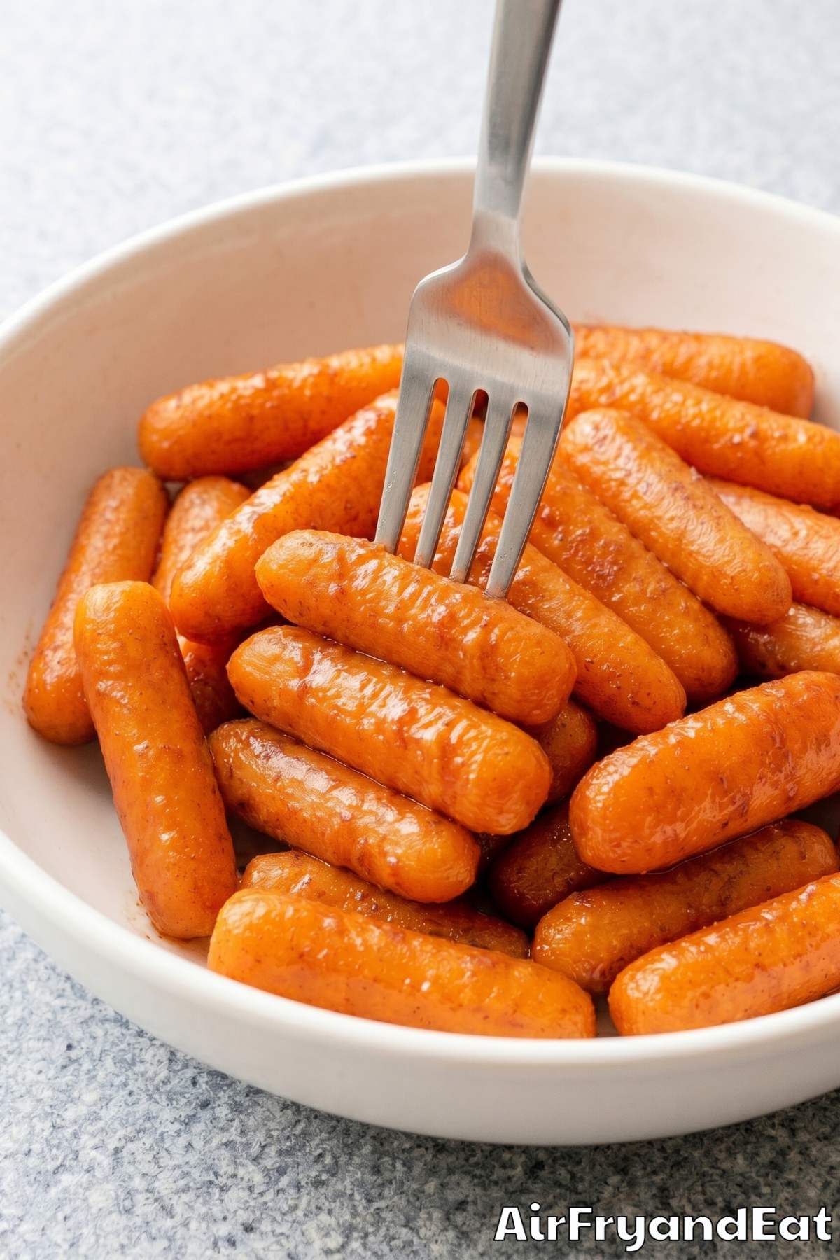 easy air fryer brown sugar carrots