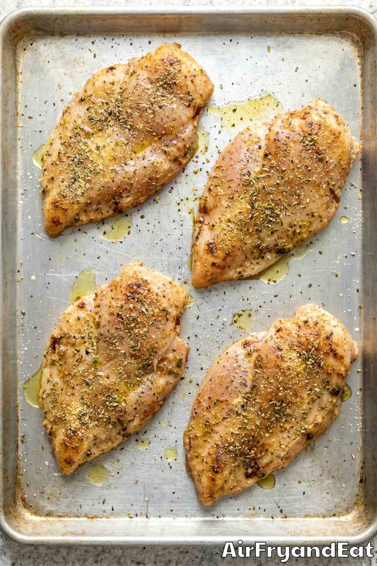 Air Fryer Bruschetta Chicken Step 1