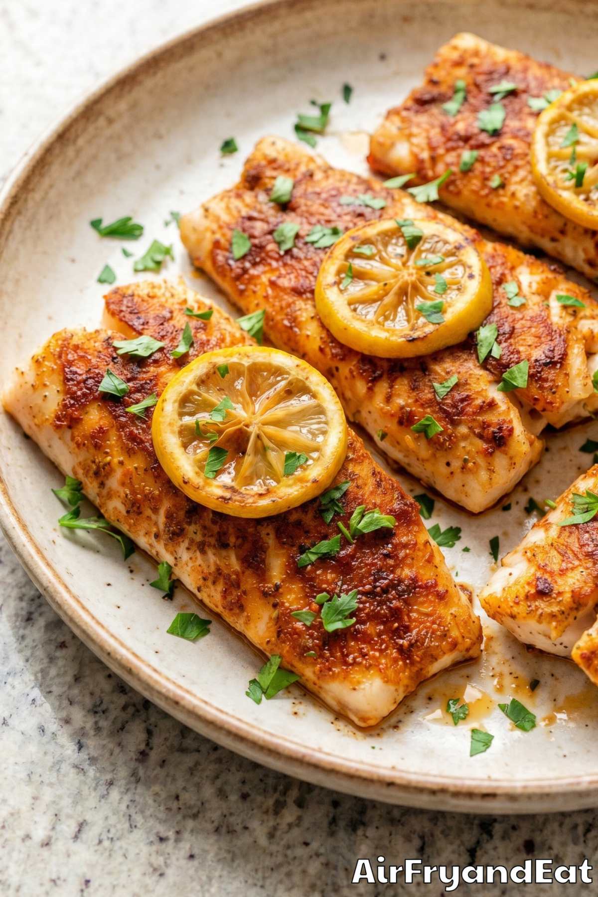 light and crispy cajun cod fillets