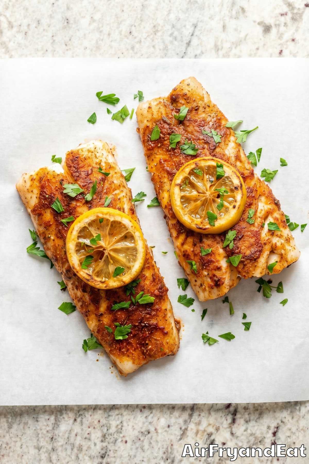 flavorful cajun cod fillets air fried