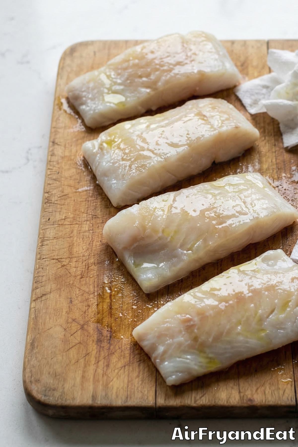 Air Fryer Cajun Cod Fillets Step 1