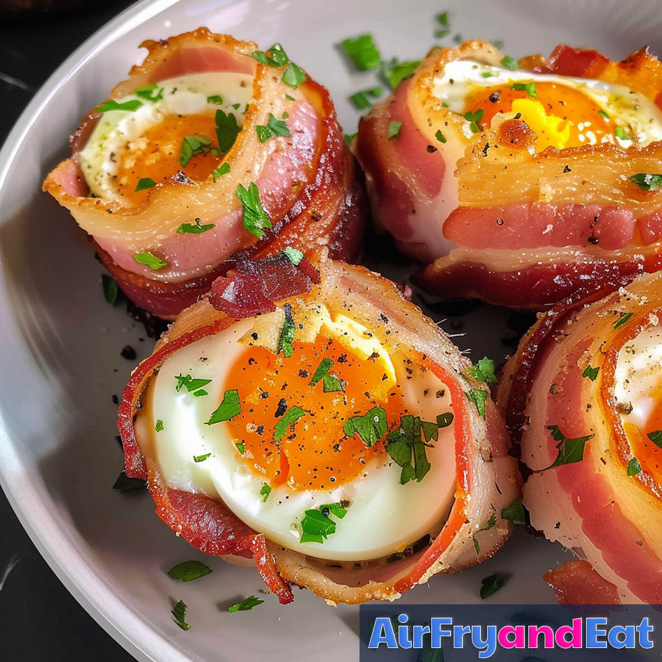 Air Fryer Canadian Bacon Easy & Delicious AirFryAndEat