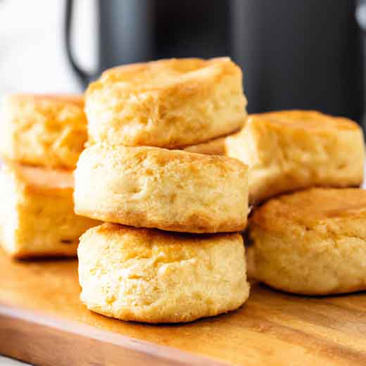 Air Fryer Canned Biscuits Easy Recipe AirFryAndEat