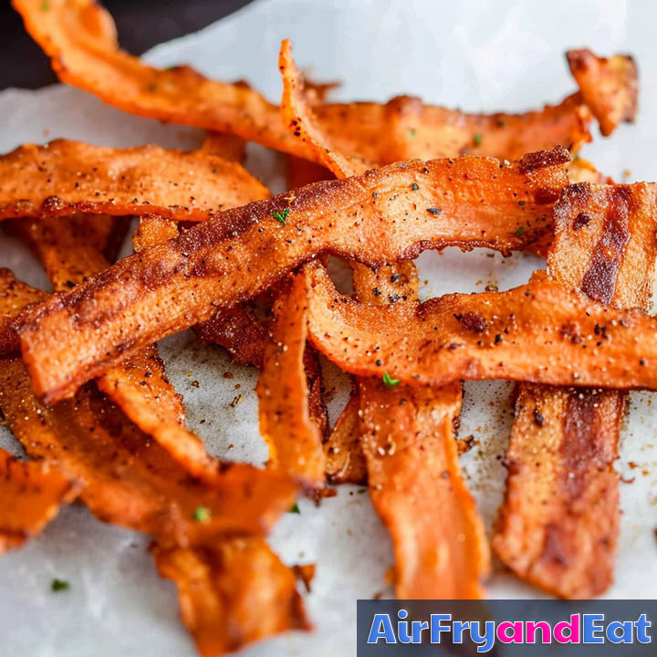 air fryer carrot bacon 