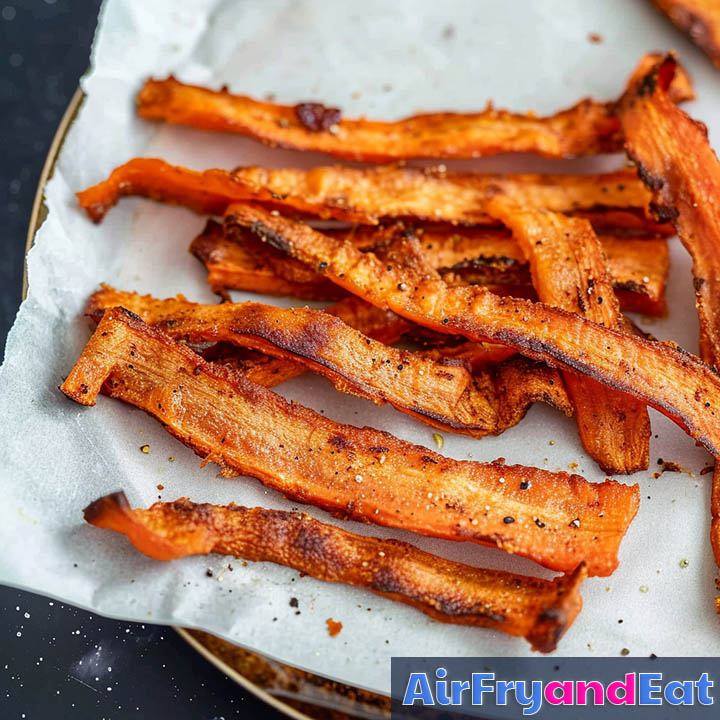 Air Fryer Carrot Bacon Easy, Crispy & Tasty AirFryAndEat